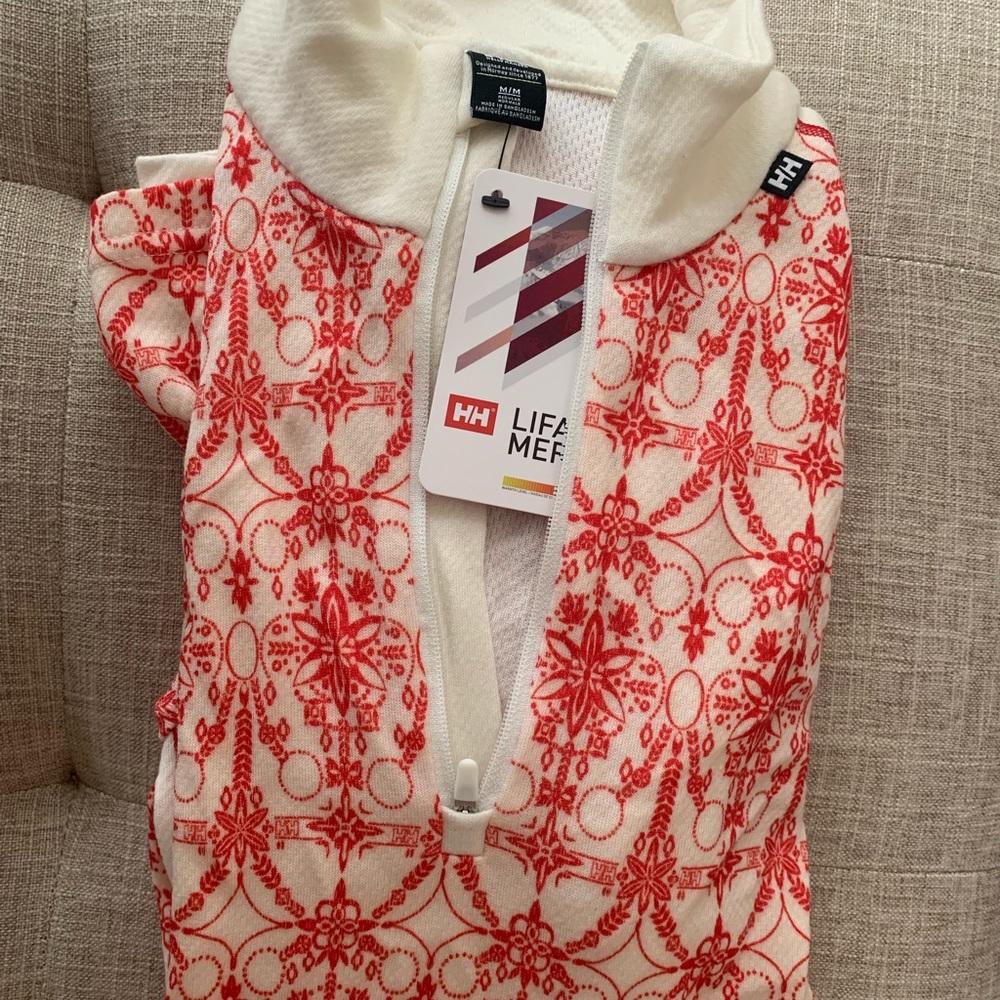 Helly Hansen Merino graphic half zip